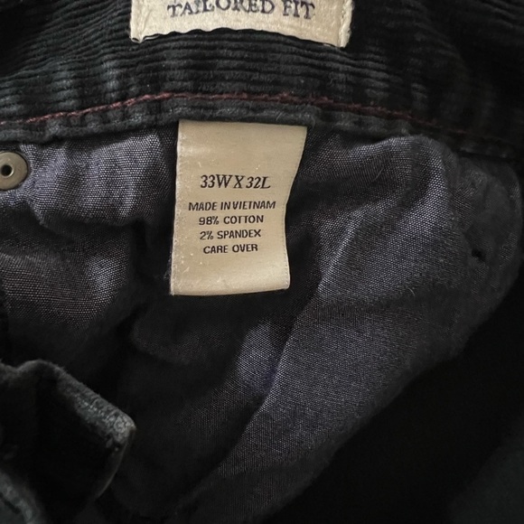 Jos. A. Bank Black Corduroy Men's Pants - Picture 4 of 5